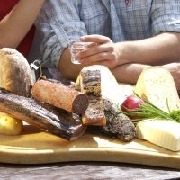 Picknick in de berghut